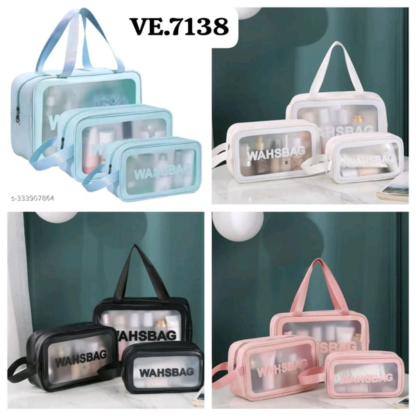 Set of 3 Wash bag