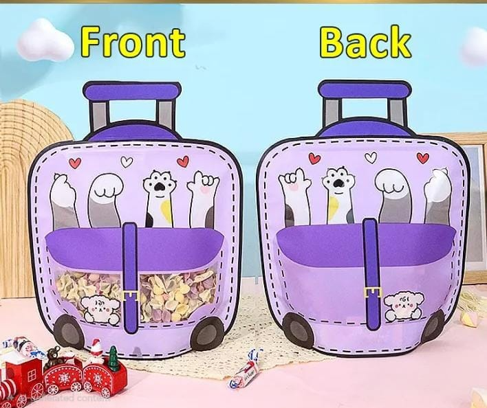 Trolley Bag Design Big Size Zip Lock Pouch 1000ml – Pack of 10