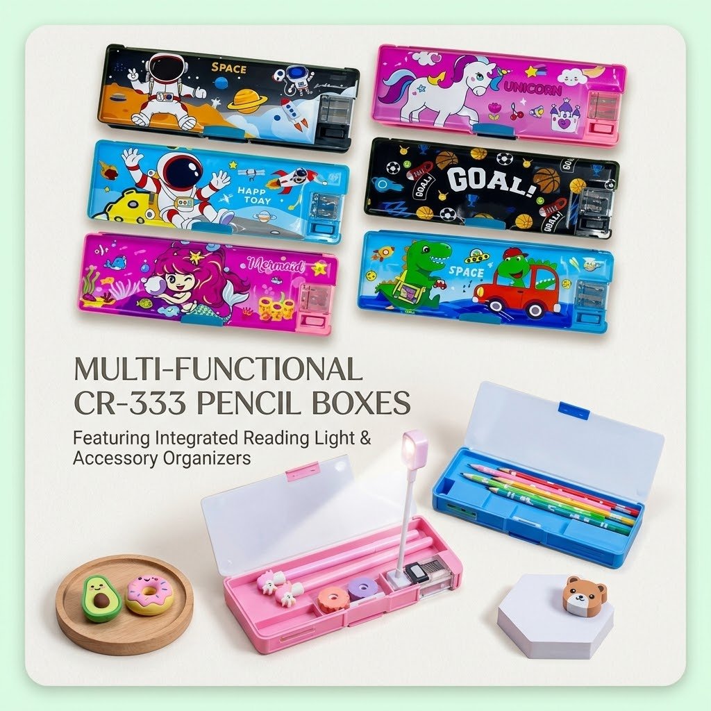 Pencil Box With Reading Light BD758