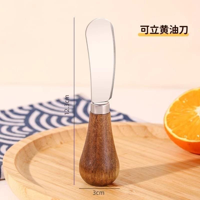Mini Butter Knife with Wooden Handle – Compact & Useful for Travelling - Image 3