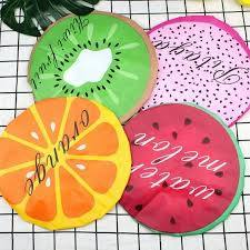 Fruit Print Shower Caps for Kids & Adults – Set of 3 | Colorful Fruit Design Bath Caps