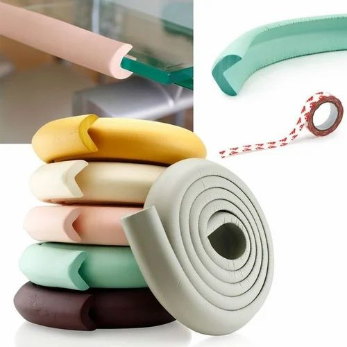 Baby Proofing Edge Guard Roll – 2 Meter Soft Foam Furniture Edge & Corner Protector for Child Safety