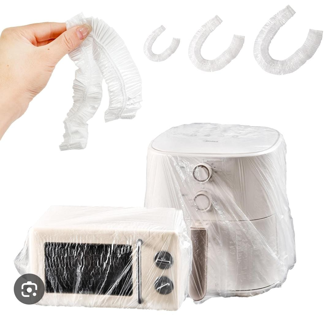 Disposable Dust Covers for Home Appliances, Tables, TV & Furniture – Elastic Protective Covers, Set of 10