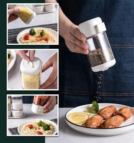 Salt & Spice Dispenser Bottle – Handheld Kitchen Seasoning Shaker