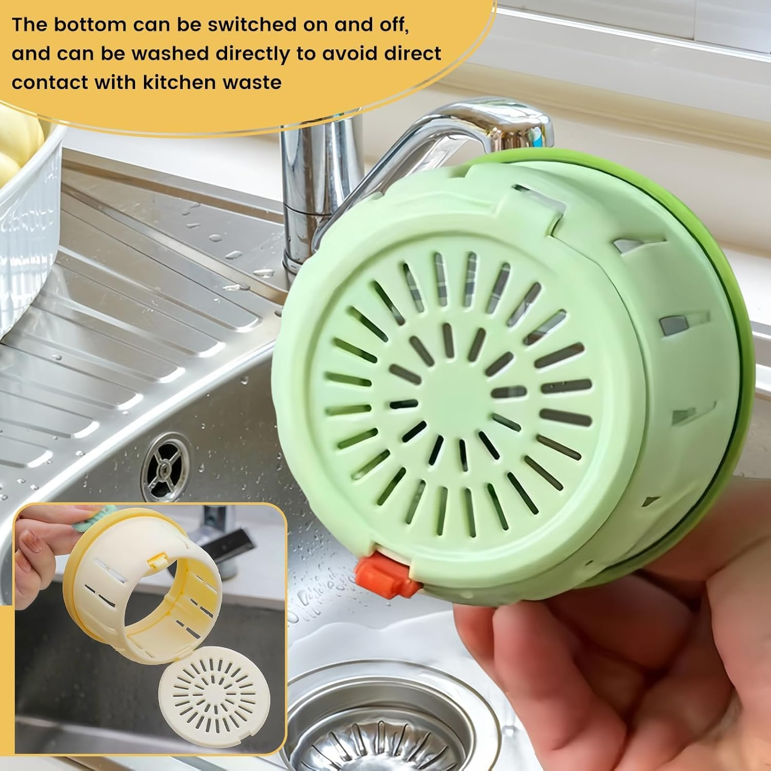 Cactus Kitchen Sink Drain Strainer – Removable Food Waste Filter Basket